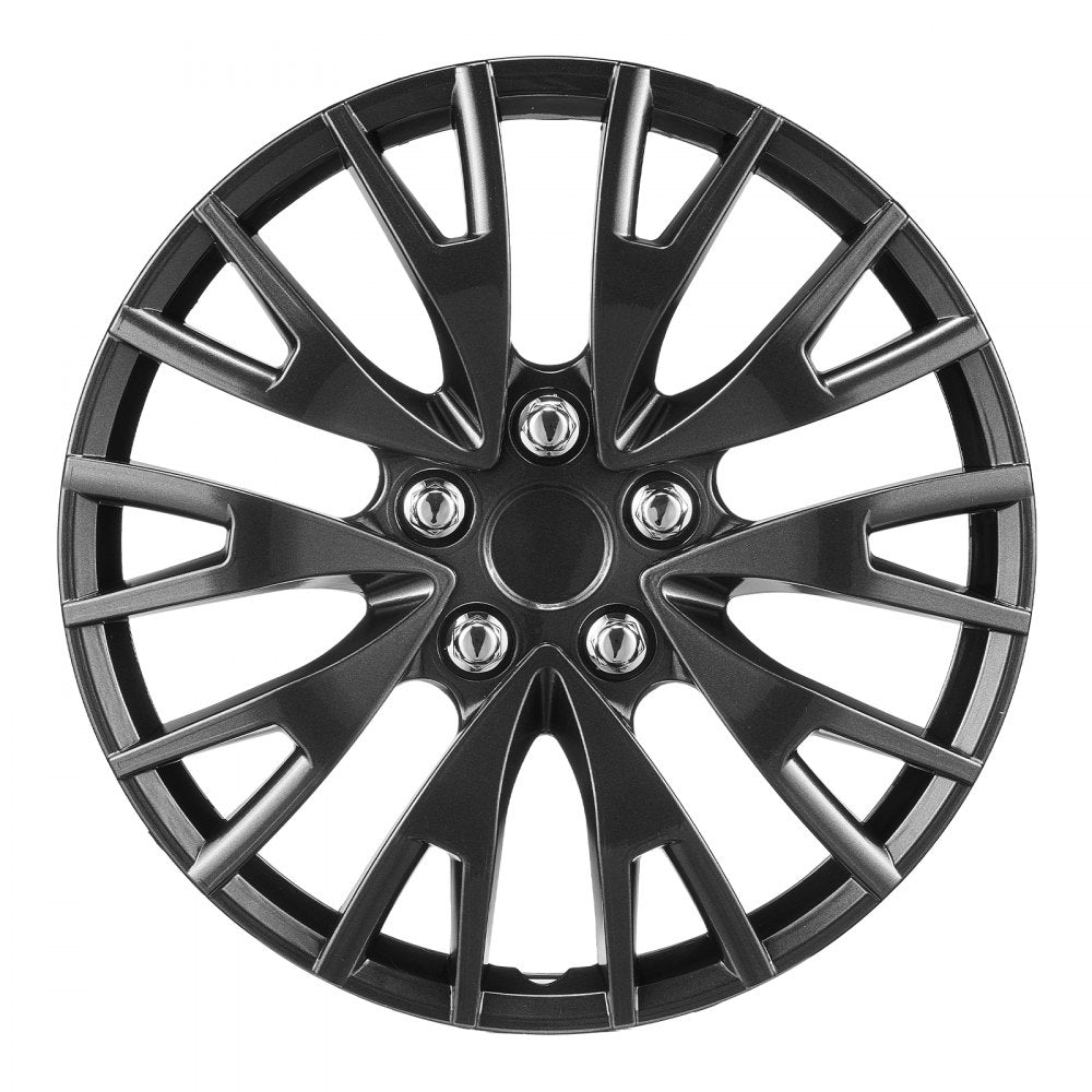 010246661617 - Durable 16" ABS+PC Hubcaps Set for Stylish Wheel Protection