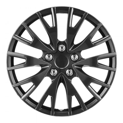 010246661617 - Durable 16" ABS+PC Hubcaps Set for Stylish Wheel Protection