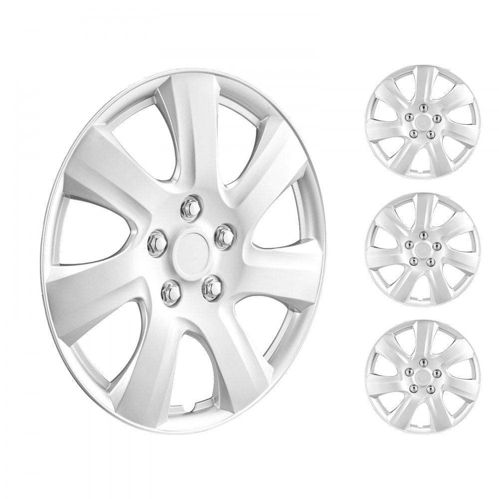 010239505692 - Durable 16" ABS+PC Hubcaps for All-Weather Protection