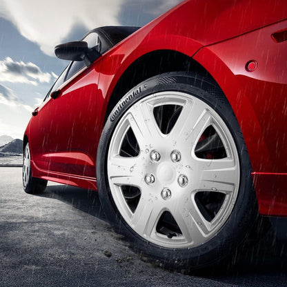 010630325839 - R15 Clip-On Hubcaps with Multi-Spoke Design for Durability