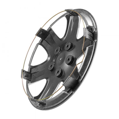 010630325839 - R15 Clip-On Hubcaps with Multi-Spoke Design for Durability