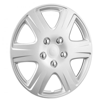 010630325839 - R15 Clip-On Hubcaps with Multi-Spoke Design for Durability