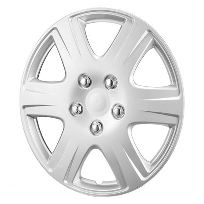 010630325839 - R15 Clip-On Hubcaps with Multi-Spoke Design for Durability