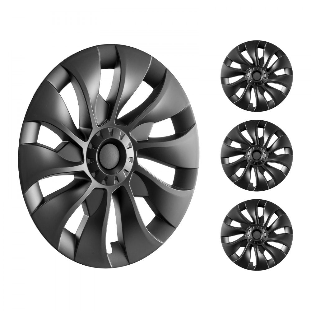 010863558872 - Stylish 18" ABS Hubcaps for 2017-2023 Tesla Model 3