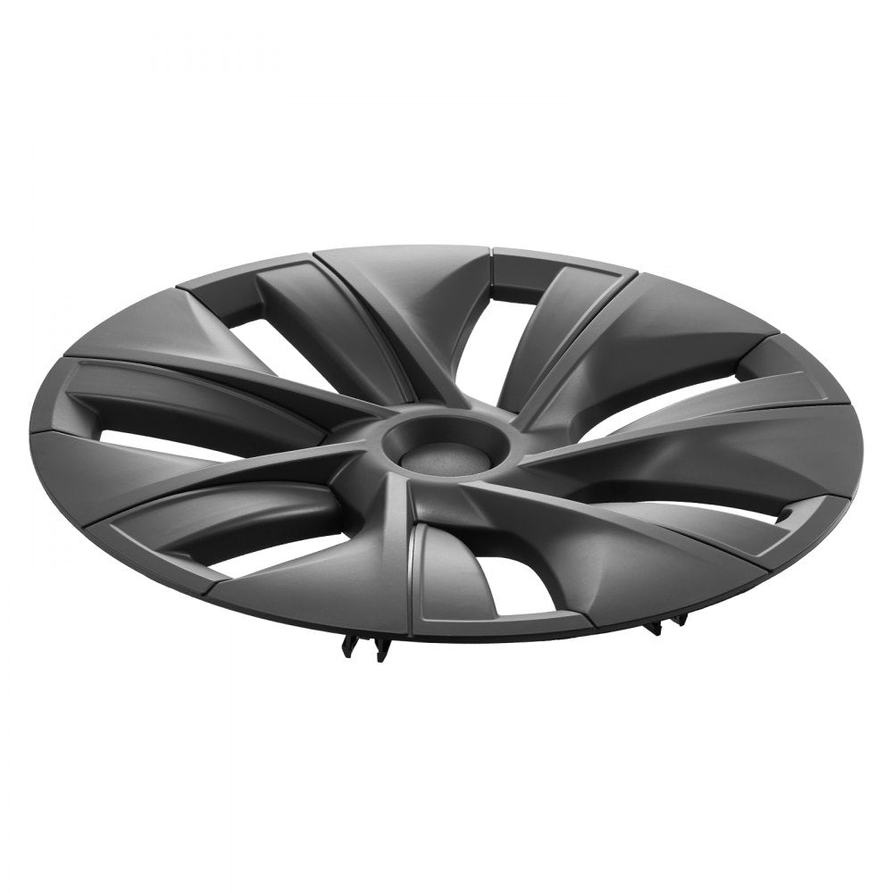 010491377969 - Stylish 19" Tesla Hubcaps with Durable ABS+PC Protection
