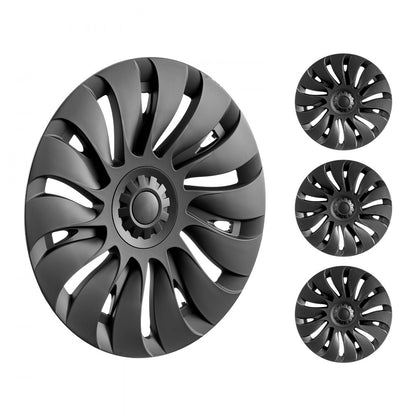 010235311112 - Durable ABS+PC 19" Hubcaps for Tesla Model Y with Stylish Design