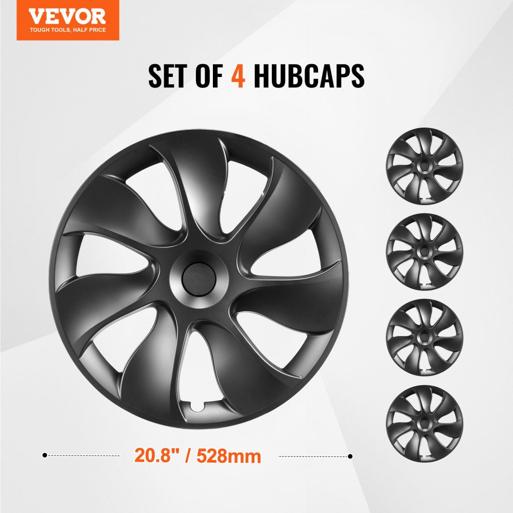 010869223208 - 19" Durable ABS Hubcaps for Tesla Model Y with Stylish Design