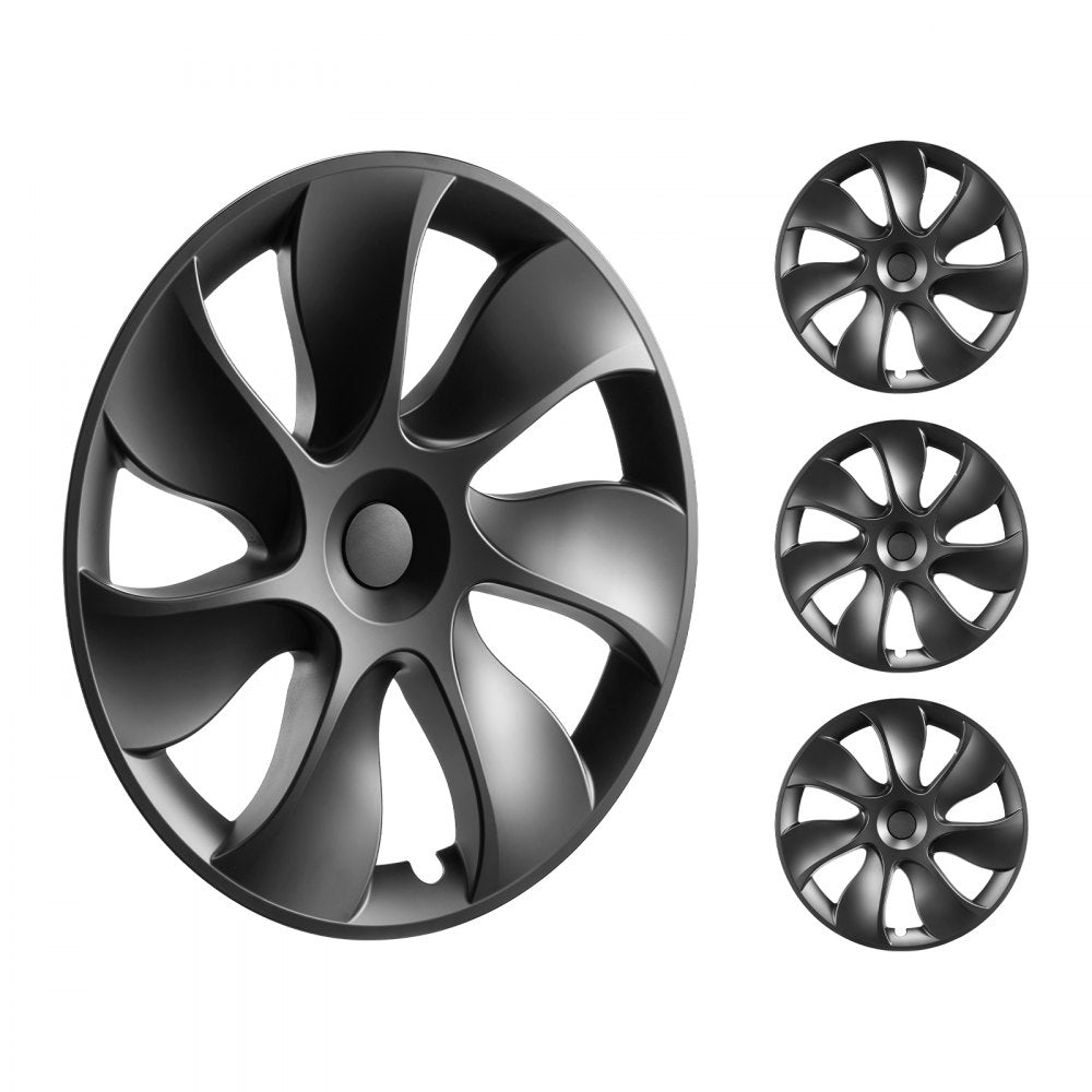 010869223208 - 19" Durable ABS Hubcaps for Tesla Model Y with Stylish Design