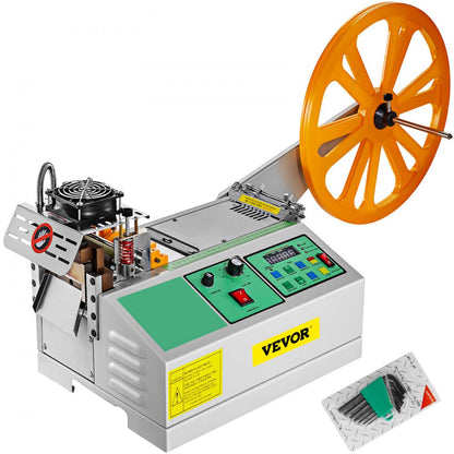 010767226286 - VEVOR 500W Automatic Tape Cutter for Hot/Cold Cutting