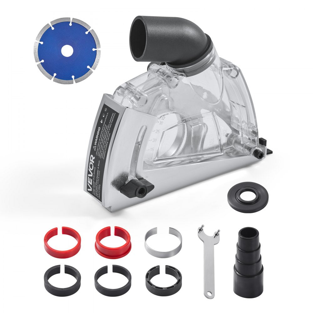 AG22 - Adjustable Depth Dust Shroud for 4-5" Angle Grinders