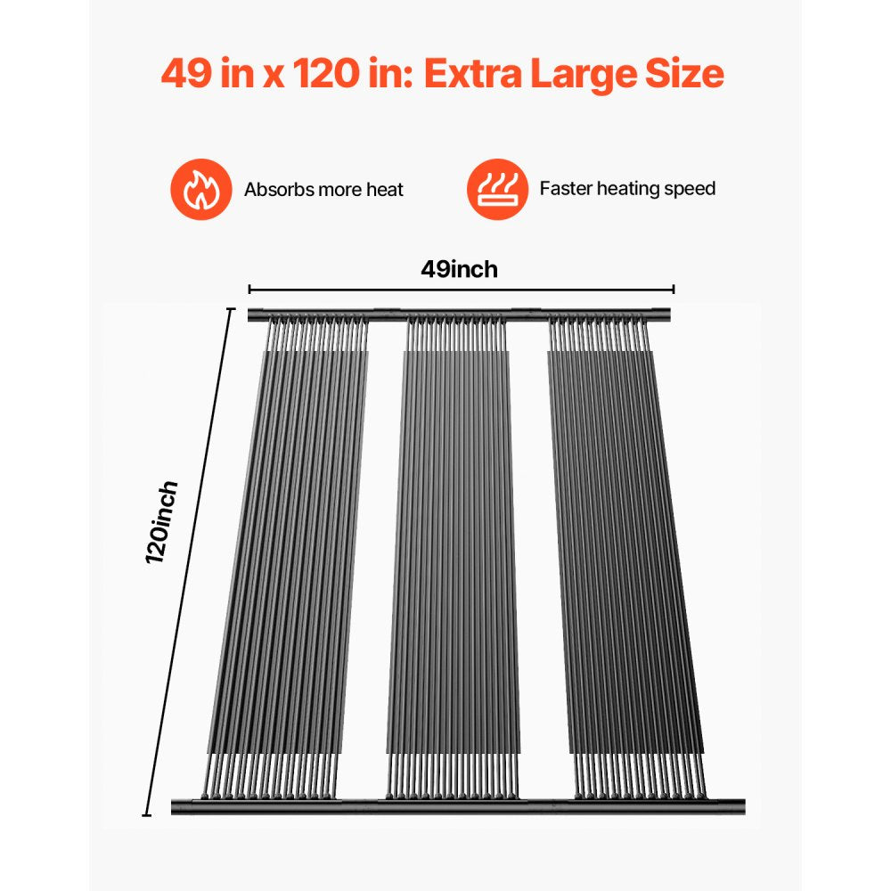 28013BX - 4x10 Solar Pool Heater for Above & Inground Use