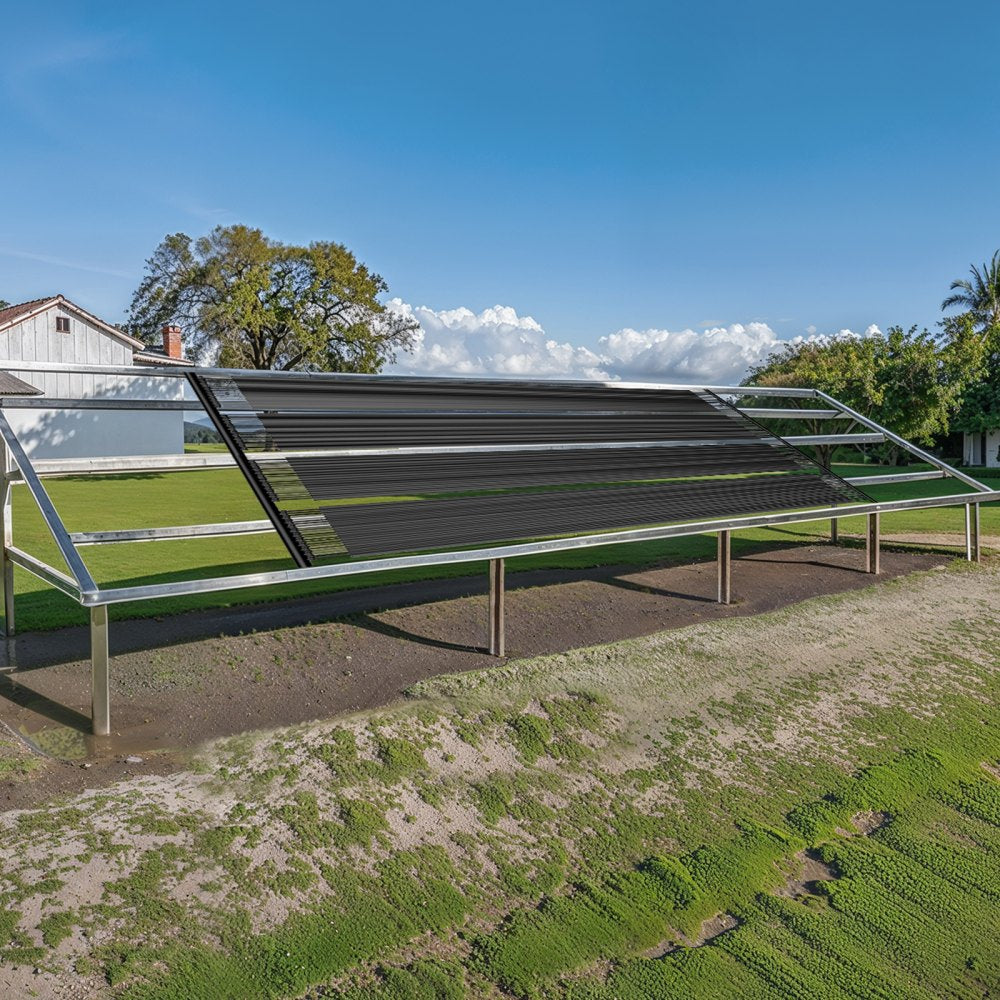 28032BX - Durable 2.75 x 20 Ft HDPE Solar Pool Heater System