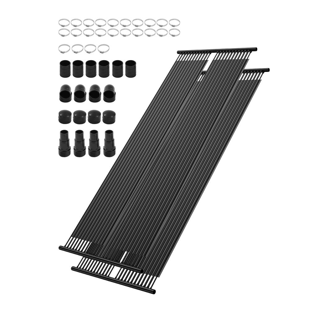 28032BX - Durable 2.75 x 20 Ft HDPE Solar Pool Heater System