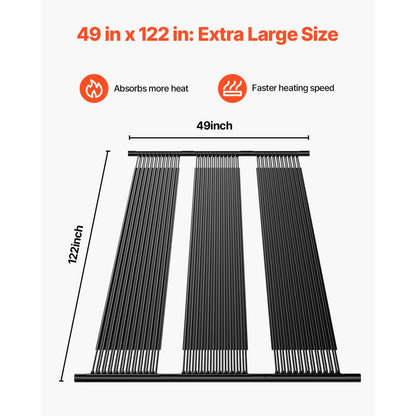 28014BX - 4x10’ Efficient Solar Pool Heater Panels for Quick Warmth