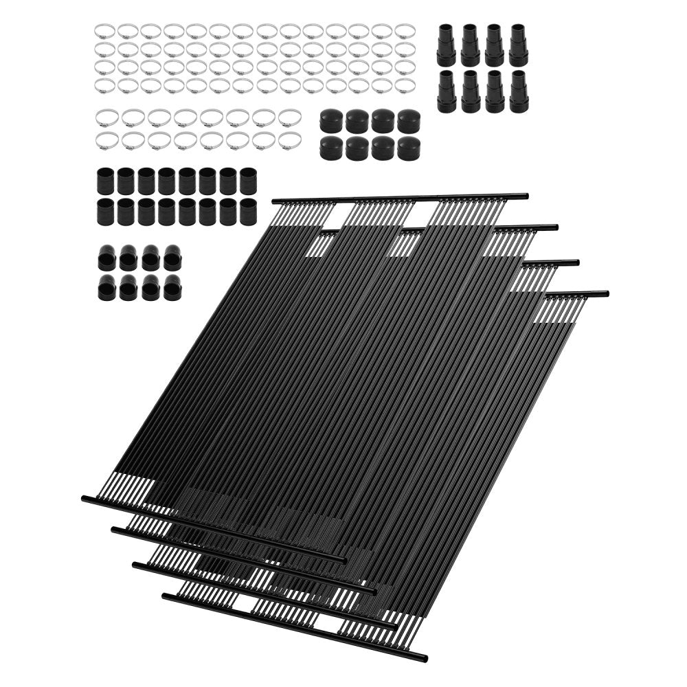 28014BX - 4x10’ Efficient Solar Pool Heater Panels for Quick Warmth