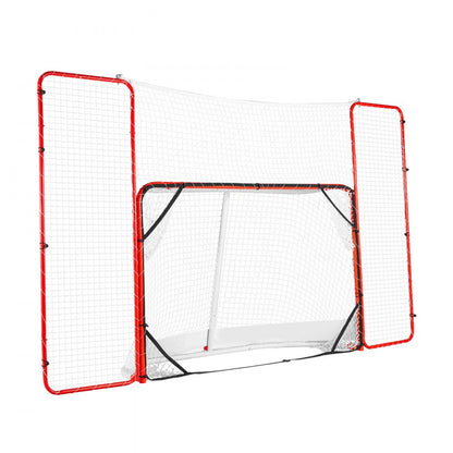 CD-HG04 - Durable 72" Steel Hockey Goal with Practice Rebounder