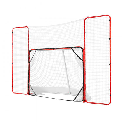 CD-HG04 - Durable 72" Steel Hockey Goal with Practice Rebounder