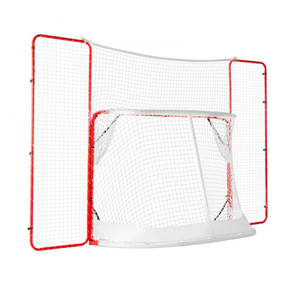 CD-HG04 - Durable 72" Steel Hockey Goal with Practice Rebounder