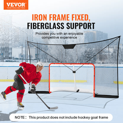CD-HG05 - 12x7 FT VEVOR Hockey Goal Backstop Net for Training