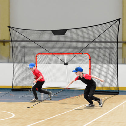 CD-HG05 - 12x7 FT VEVOR Hockey Goal Backstop Net for Training