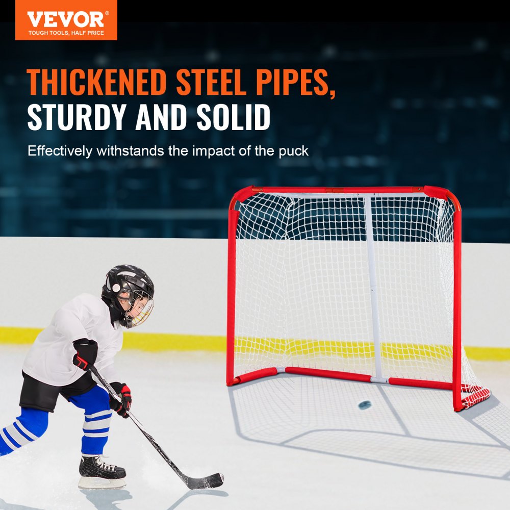 CD-HG01-A - Portable 54" Steel Youth Hockey Goal for Quick Setup