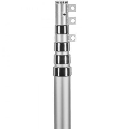 UP-QGSS25 - 25FT Telescoping Aluminum Flag Pole Kit for All Weather