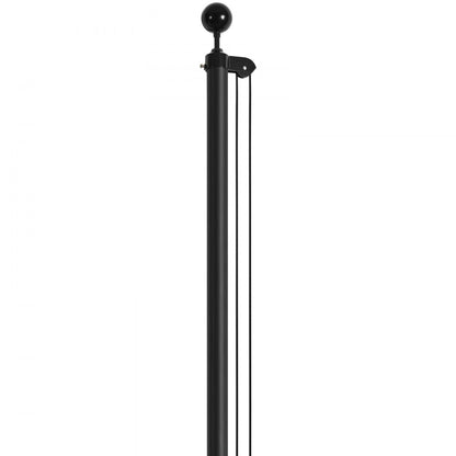 UP-QGTJ25 - 25FT Heavy-Duty Aluminum Flagpole Kit for Outdoor Use