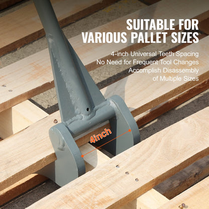 WBS-005 - 50" VEVOR Pallet Buster with Enhanced Pointed Tip & 2000 lbs Capacity