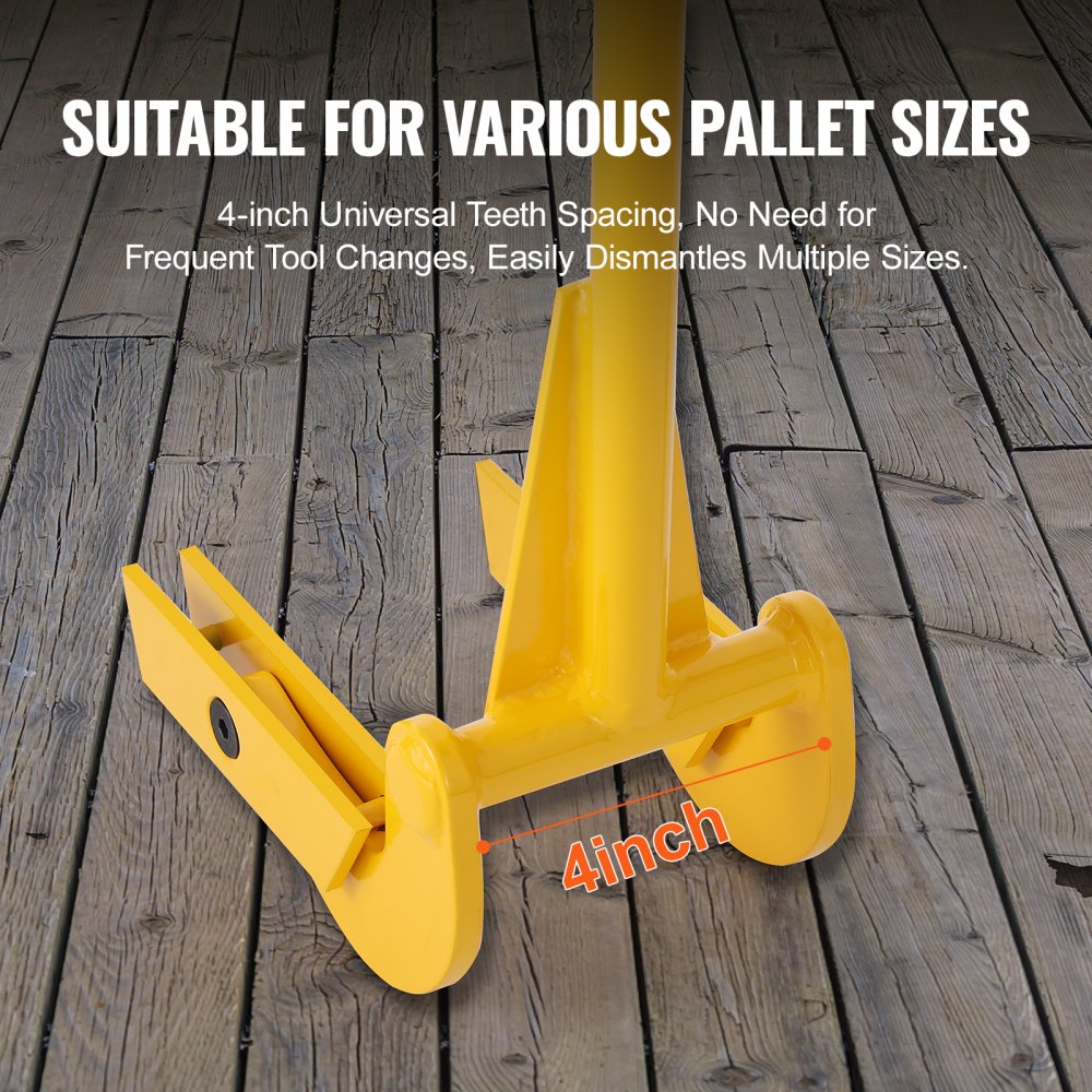 WBS-004 - Heavy-Duty 41-Inch Pallet Buster with Rubber Grip