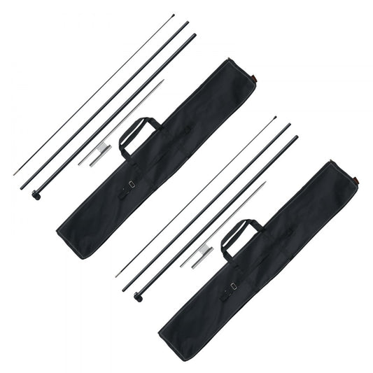 FLB-3.4-2 - 12.7ft VEVOR Feather Flag Pole Kit for Maximum Brand Exposure