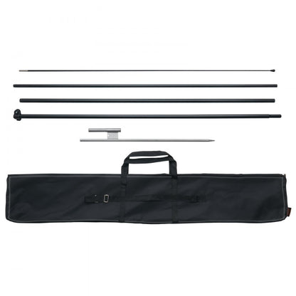 FLB-4.5-1 - 16.3ft Durable Feather Flag Pole Kit for Outdoor Advertising
