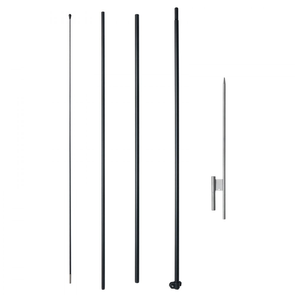 FLB-4.5-1 - 16.3ft Durable Feather Flag Pole Kit for Outdoor Advertising