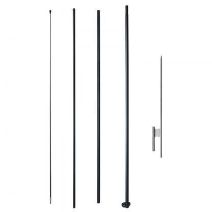 FLB-4.5-1 - 16.3ft Durable Feather Flag Pole Kit for Outdoor Advertising