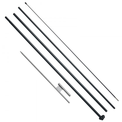FLB-4.5-1 - 16.3ft Durable Feather Flag Pole Kit for Outdoor Advertising