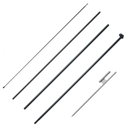 FLB-4.5-1 - 16.3ft Durable Feather Flag Pole Kit for Outdoor Advertising