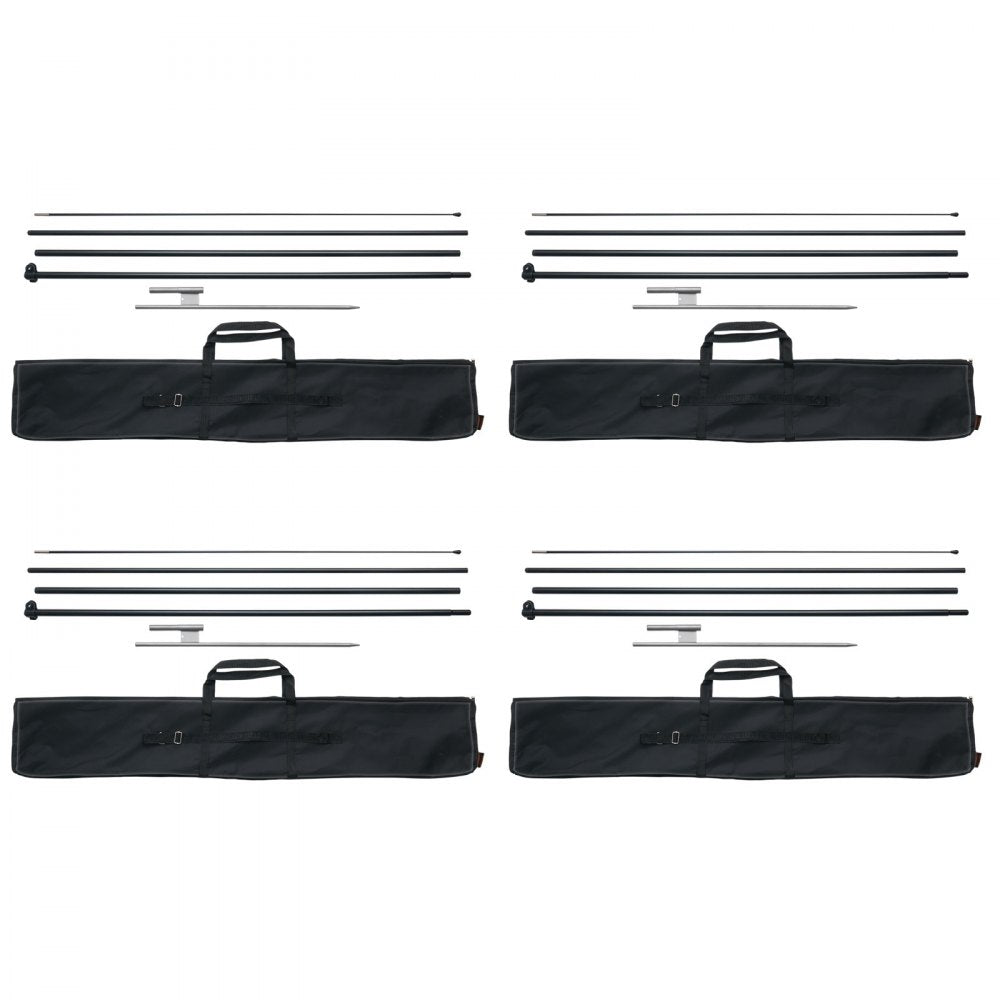 FLB-4.5-4 - 16.3 ft VEVOR Feather Flag Pole for High Visibility