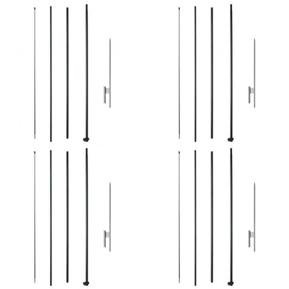 FLB-4.5-4 - 16.3 ft VEVOR Feather Flag Pole for High Visibility