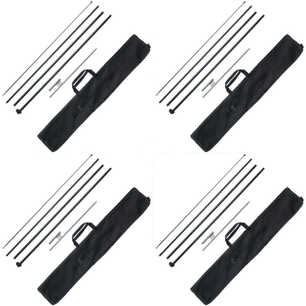 FLB-4.5-4 - 16.3 ft VEVOR Feather Flag Pole for High Visibility