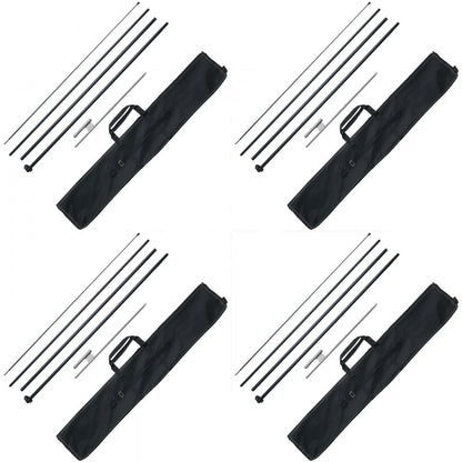 FLB-4.5-4 - 16.3 ft VEVOR Feather Flag Pole for High Visibility