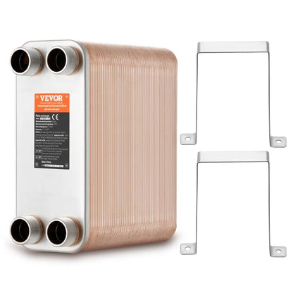 EATB28-100 - 5" x 12" Stainless Steel Heat Exchanger, 100 Plates