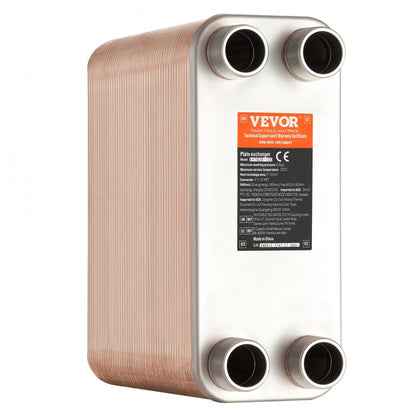 EATB28-100 - 5" x 12" Stainless Steel Heat Exchanger, 100 Plates