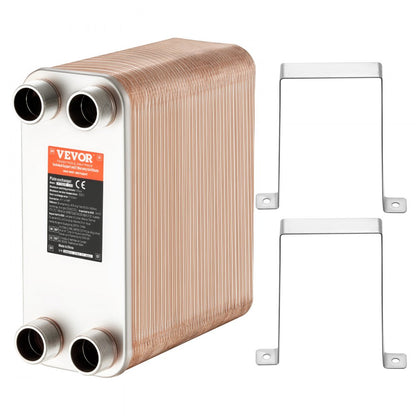 EATB28-100 - 5" x 12" Stainless Steel Heat Exchanger, 100 Plates