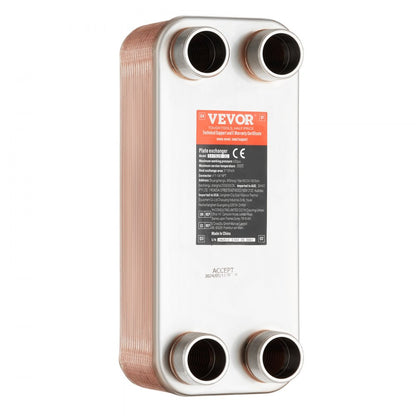 EATB28-30 - 5"x12" VEVOR Stainless Steel Heat Exchanger for Efficient Heating