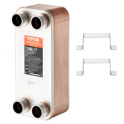 EATB28-30 - 5"x12" VEVOR Stainless Steel Heat Exchanger for Efficient Heating