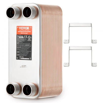 EATB28-50 - 50 Plates 5"x12" Stainless Steel Heat Exchanger for Efficient Heating