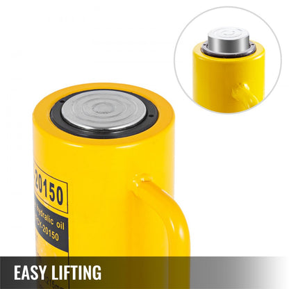 010667049726 - 20 Ton Heavy-Duty Hydraulic Cylinder Jack, 6" Stroke