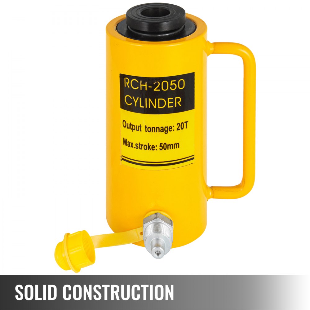 010209883553 - 20T Metal Hydraulic Ram Jack, 2-Inch Stroke Capacity