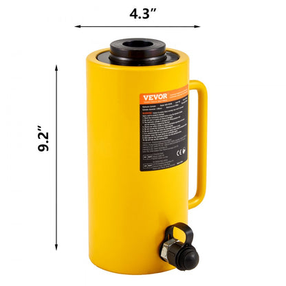 010575126179 - Heavy-Duty Hydraulic Cylinder Jack 30 Ton, 100mm Stroke