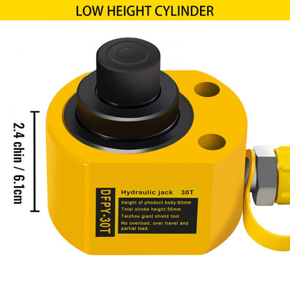 010872604138 - 30T Low Height Hydraulic Cylinder with 50mm Stroke