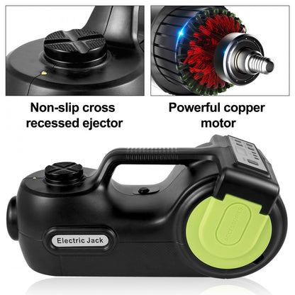 010461838231 - VEVOR 5 Ton Electric Car Jack with Impact Wrench & LED Light